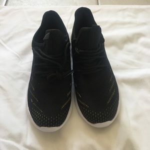 Women's Glitter Tennis Shoes Geers Black Size 3